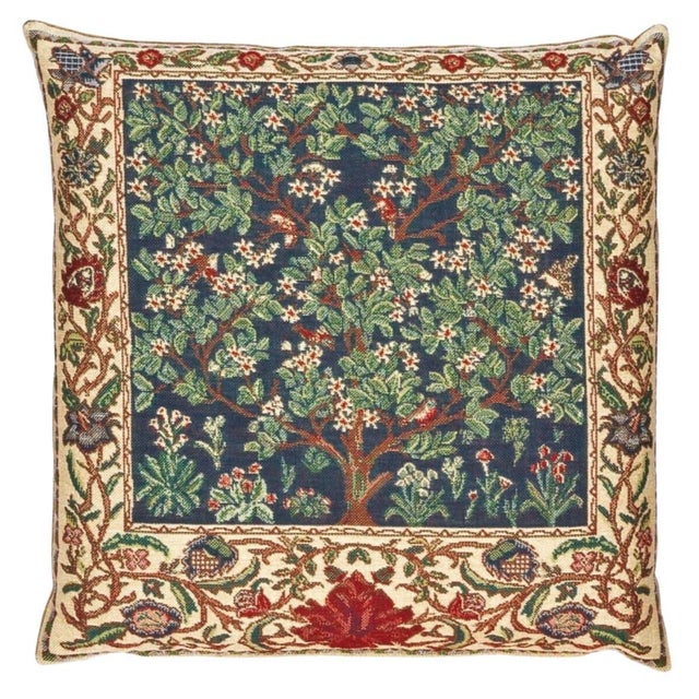 This beautiful tapestry cushion is finely woven by skilled weavers on traditional Jacquard Tapestry looms. The tapestry...