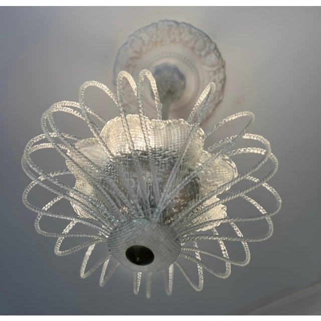 Chandelier attributed to Barovier & Toso, Murano, 1940s For Sale - Image 17 of 18
