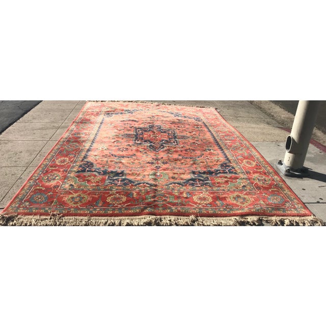 Karestan Serapi Design Karestan American Machine Made Rug- 8′8″ × 12′ For Sale - Image 13 of 13