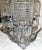 Silver 1900s Georgian Cut Crystal Decanter Triple Set Tantalus - 4 pcs For Sale - Image 8 of 12