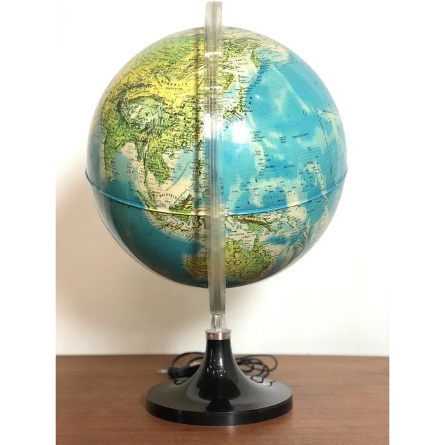 Italian Light-Up Globe from Rico, Italy, 1970s For Sale - Image 4 of 6