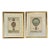Vintage Framed Hot Air Balloon Prints - Pair For Sale