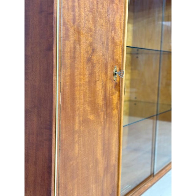Mid-Century Wood and Glass Highboard, 1960s For Sale - Image 10 of 14