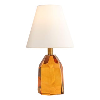 Krypton Amber Crystal Lamp For Sale