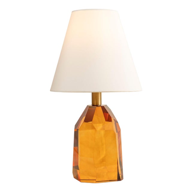Krypton Amber Crystal Lamp For Sale