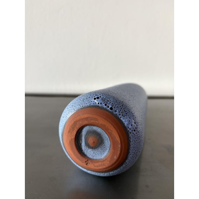 Handmade Conical Vase from Töpferhof Römhild, GDR, 1960s For Sale - Image 12 of 14