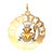 Contemporary Chantecler Capri 18k Two Tone Large Logo Diamond Frog Prince Charm For Sale - Image 3 of 7
