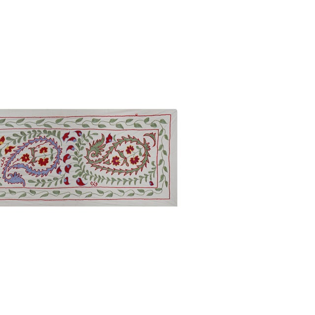 Suzani Tablecloth - Uzbek Runner For Sale - Image 4 of 11