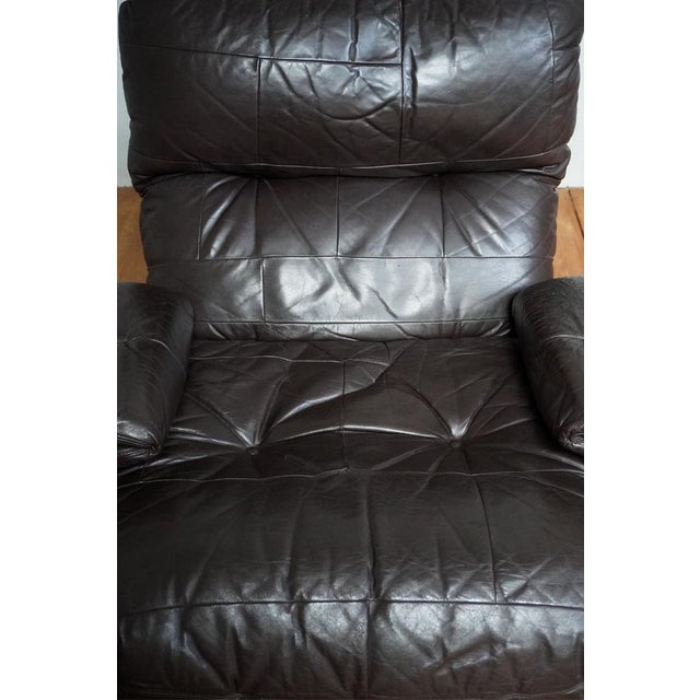 Ligne Roset Set of Vintage Lounge Chair and Ottoman by Michel Ducaroy for Ligne Roset, 1970 For Sale - Image 4 of 18