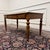 Classic English Writing Desk Black Leather For Sale - Image 6 of 18