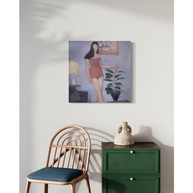 An original painting on canvas, based on a found photograph from the 1940s. I like the idea that paintings are a way to...