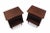 Nice pair of American walnut night stands or end tables. Perfect for a modern home.