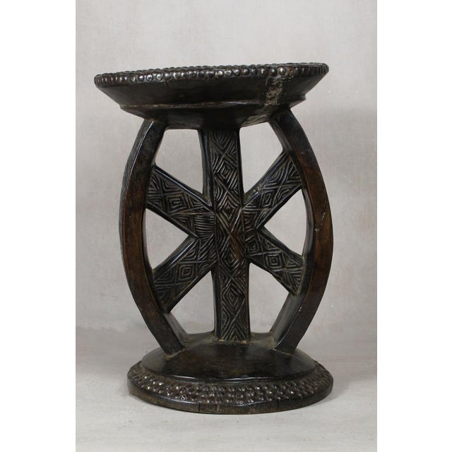 Vintage Baule Wood Side Table For Sale - Image 6 of 6