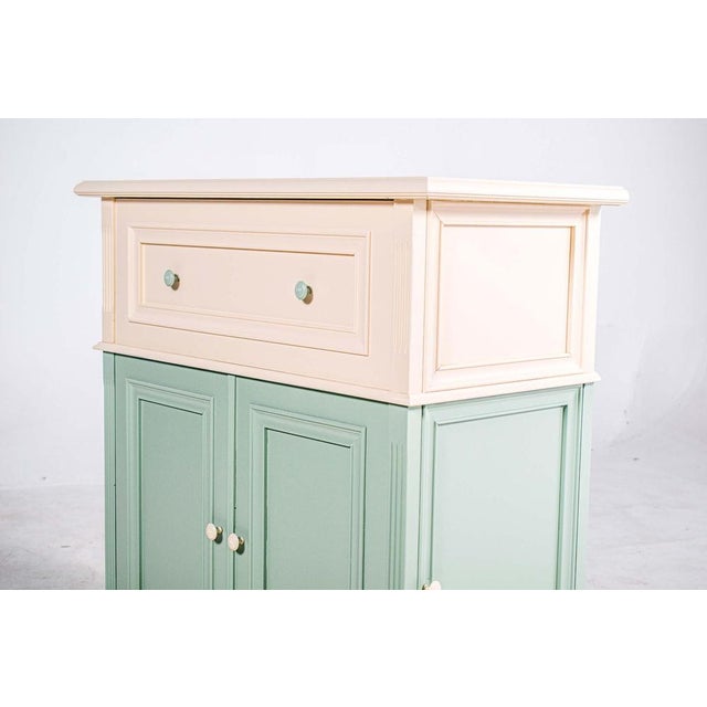 Antique Wood TV Cabinet in Shabby Chic Style, 1960 For Sale - Image 13 of 15