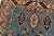 Heriz Rug 5’10” X 8’11” Blue Wool Vintage Tribal Hand-Knotted Oriental Carpet For Sale In Philadelphia - Image 6 of 13