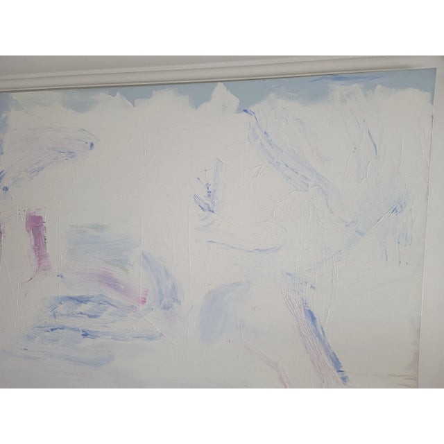 Allan Reyes "Escape From Blue Two" Painting, 1999 For Sale - Image 4 of 8