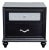 Coaster Barzini Two Drawer Nightstand With Metallic Acrylic Front For Sale