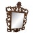 Antique Rococo-Style Carved Giltwood Wall Mirror With Acanthus Scrollwork For Sale