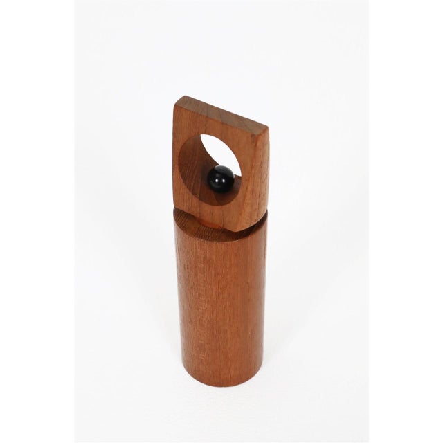 1970s Mid-Century Danish Teak Pepper Mill from Peugeot, 1970s For Sale - Image 5 of 7