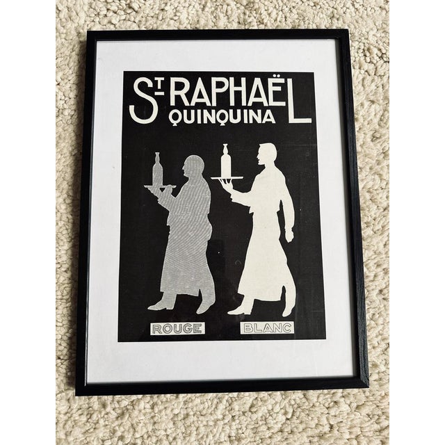 Vintage French St. Raphael Quinquina Advertisement Poster, 1920s For Sale - Image 14 of 14