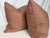Transitional Sedallo Textiles "Electra" in Peach Boucle 22" Pillows-a Pair For Sale - Image 3 of 3