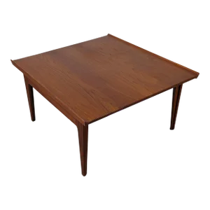 1950s Danish Solid Teak Mid Century Coffee Table by Finn Juhl for France & Søn