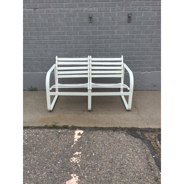 Mid-Century Modern Brown Jordan Outdoor Loveseat, Circa 1960 For Sale - Image 3 of 9