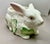Vintage Hand Painted Bunny Rabbit Planter in Cabbage Leaves For Sale - Image 10 of 12
