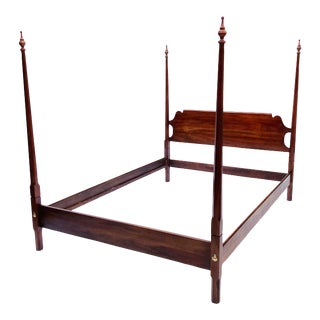 1980s Cherry Four-Pencil Poster Bed by Centennial For Sale