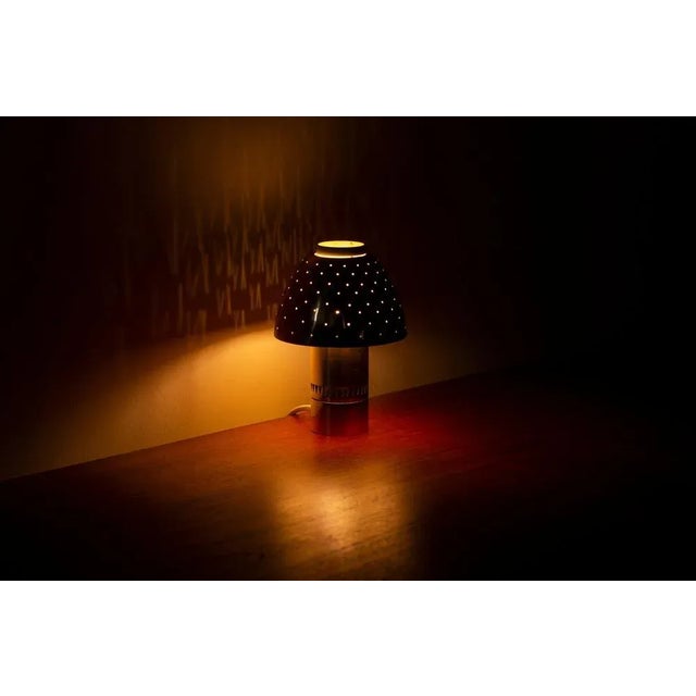 Gold Flora Table Lamp by Hans-Agne Jakobsson, 1960s For Sale - Image 8 of 9