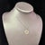 Metal Natural Sapphire Diamond Necklace 14k Gold 1.51 TCW Certified For Sale - Image 7 of 11
