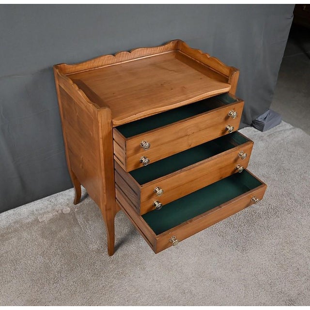 Small Chest of Drawers in Walnut, 1940 For Sale - Image 11 of 18