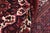 Red Shabby Chic Tabriz Red/Beige Wool Rug - 6'9'' X 9'11'' For Sale - Image 8 of 10