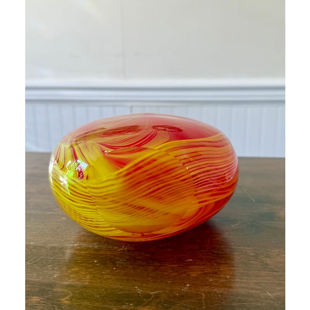 1970s Alexander Kalifano Art Glass Vase For Sale - Image 11 of 15