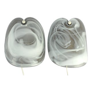 Glass Sconces by Per Lutken for Holmegaard, 1972, Set of 2 For Sale