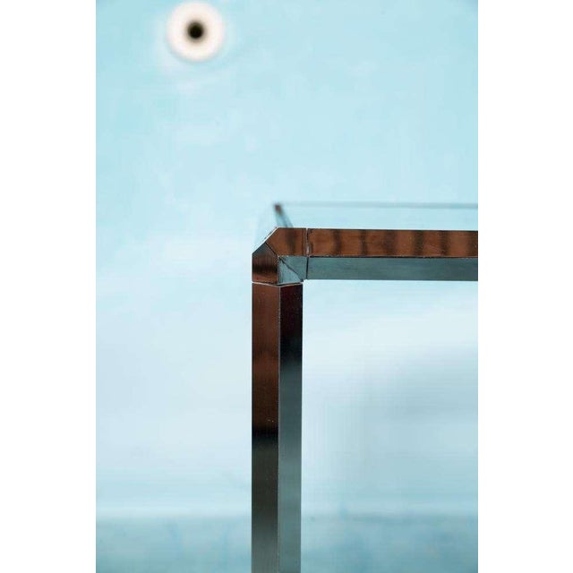 Set of Vintage Side Tables in Glass and Chrome from Herman Miller For Sale - Image 10 of 17