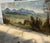 Pedro Friedeberg Pedro Schmiegelow, Rhön Fulda Petersberg Panorama, Oil Painting on Canvas For Sale - Image 4 of 6
