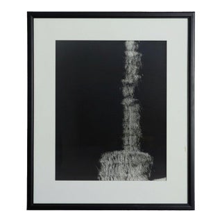 Framed Vintage Abstract Monochrome Artwork For Sale