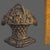 Metal Antique Cast Iron Multi Flower Basket Doorstop Numbered For Sale - Image 7 of 9