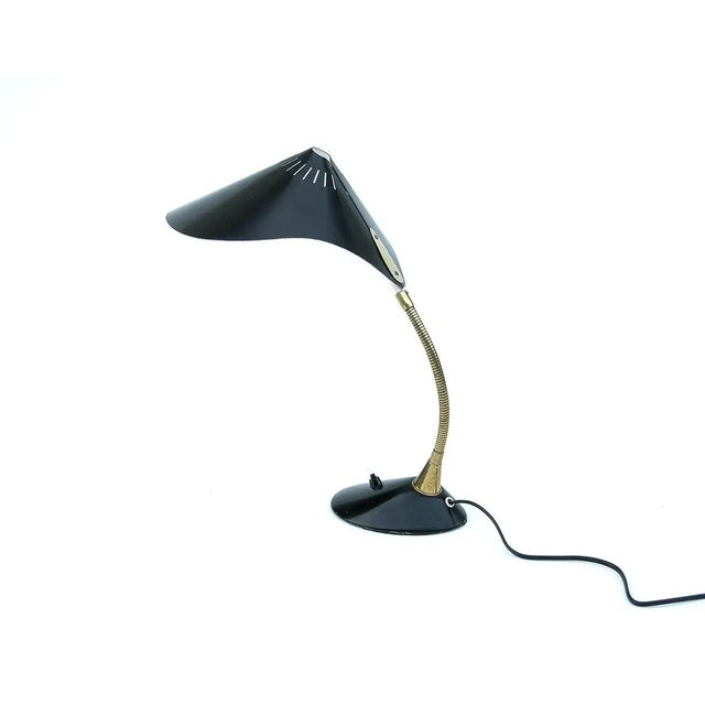 Mid-Century Modern Cobra Desk Table Lamp, 1950s For Sale - Image 3 of 9