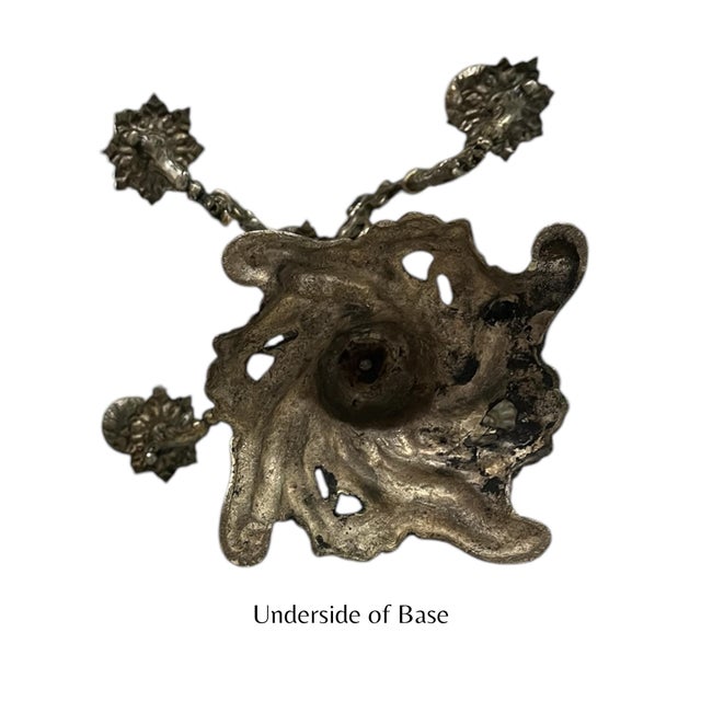 Pair of Mid-Nineteenth Century Bronze Rococo Candelabras For Sale - Image 11 of 11