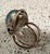 1990s Blue Gray Mabe Pearl Ring in Sterling 1 Inch X 3/4 Inch Vintage Size 11 For Sale - Image 4 of 7