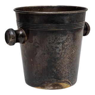20th Century French Silver Plated Champagne Bucket For Sale