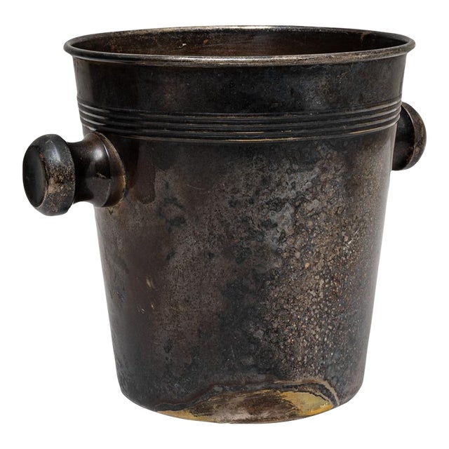 20th Century French Silver Plated Champagne Bucket For Sale