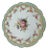1980s Chelsea House Decorative Floral Design Birds Bouquet Plate Asian Inspired Purple For Sale