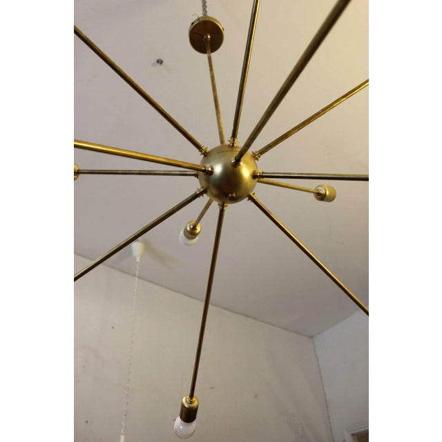 Contemporary Sputnik Ceiling Light with 12 Arms by Juanma Lizana For Sale - Image 3 of 7