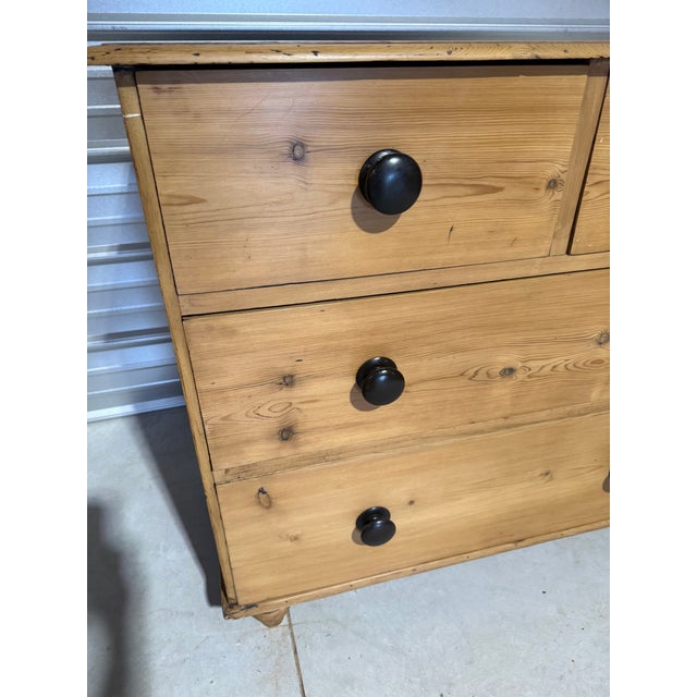 Antique Pine Two Over Two Drawers - Chest of Drawers From England For Sale - Image 12 of 18