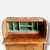 Vintage Oak Tambour Roll Top Secretaire For Sale - Image 4 of 9