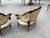 Light Pink Pair French Bergères Chairs W/Silk Upholstery For Sale - Image 8 of 9