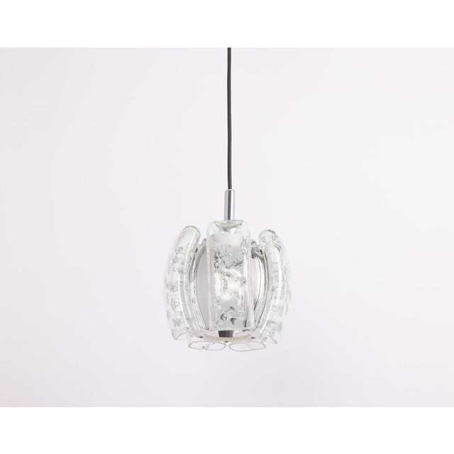 Metal Murano Tube Pendant Light by Doria, 1970s For Sale - Image 7 of 12